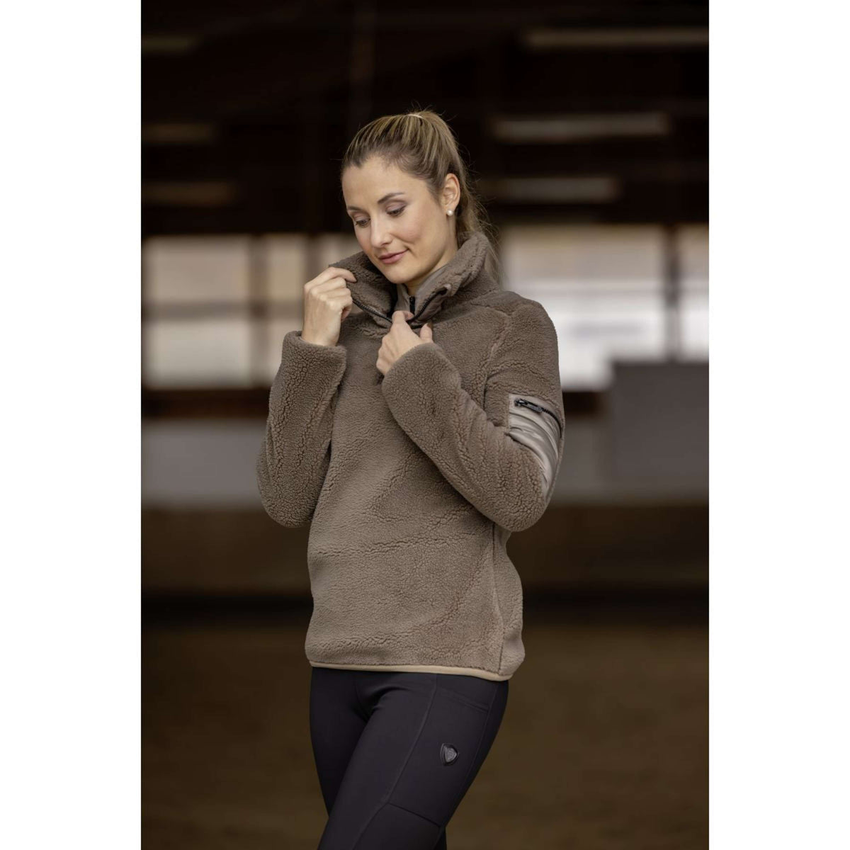 Covalliero Sweater AW24 Taupe