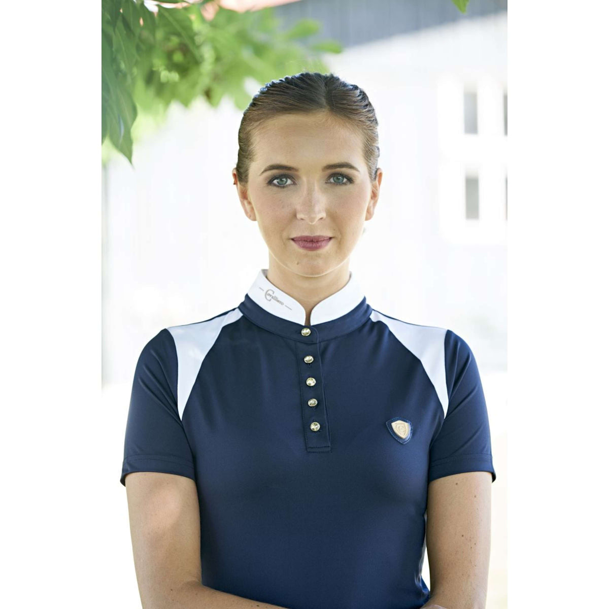 Covalliero Turniershirt Goldana Damen Navy