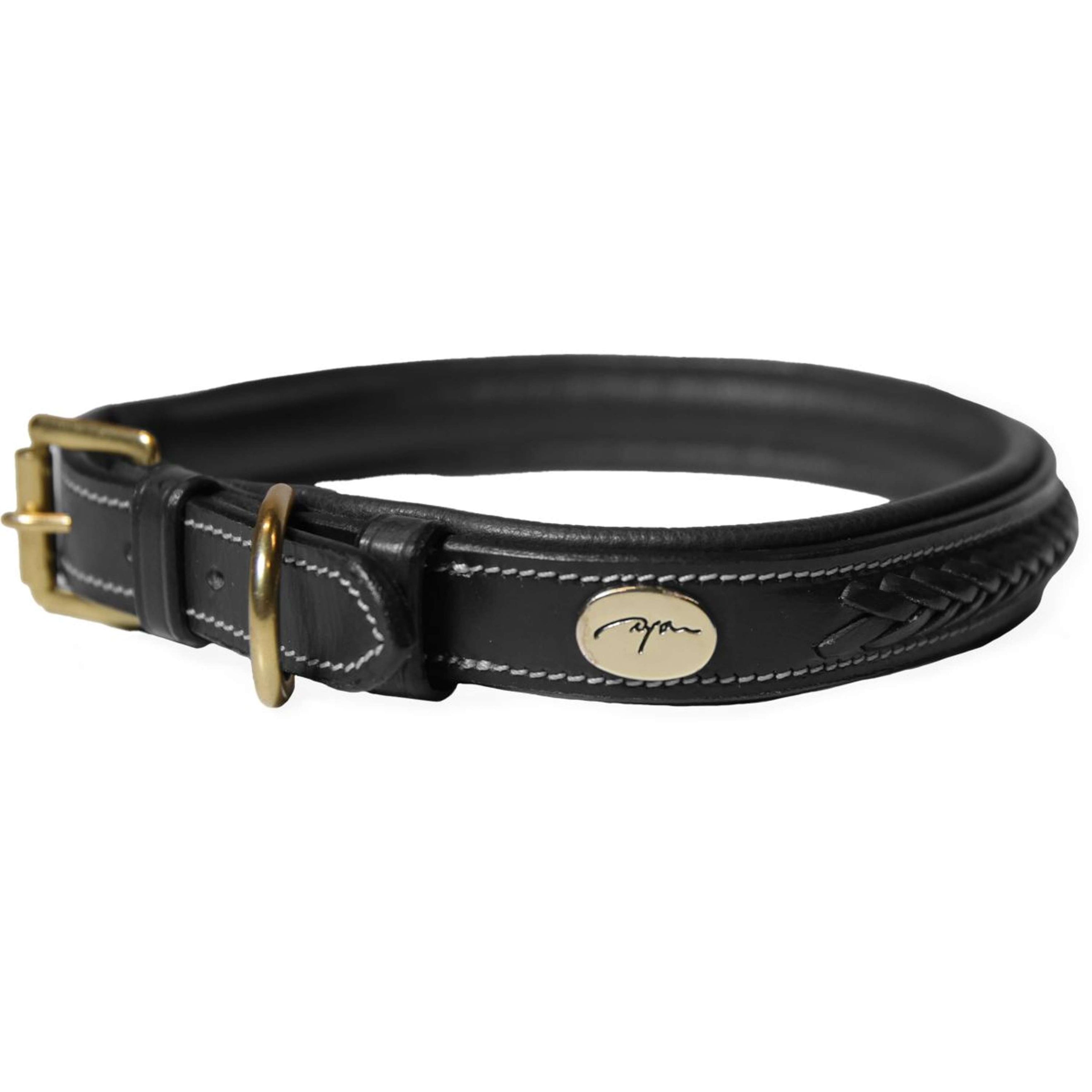 Dyon Halsband Geflochten Braun Dyon Halsband Geflochten Braun