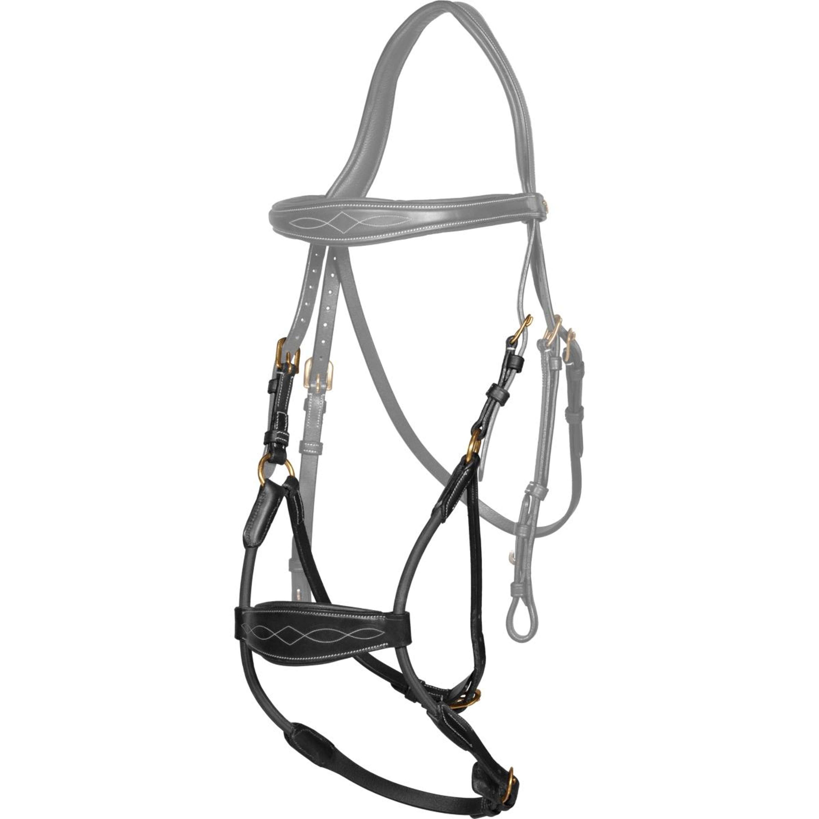 Dyon Reithalfter Hybrid Elastisch Schwarz