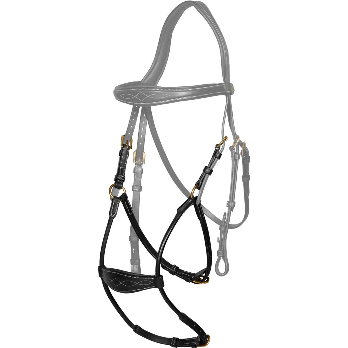 Dyon Reithalfter Hybrid Schwarz