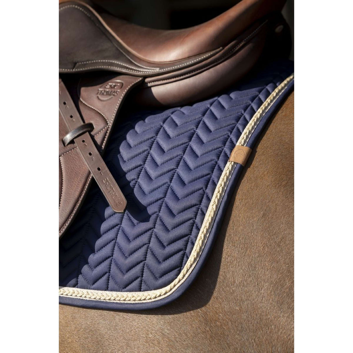 EQUITHÈME Schabracke Softy Jumping Navy