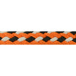 Braun/orange/weiß