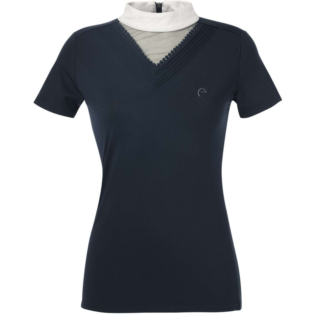 EQUITHÈME Turniershirt Valence Marineblau