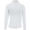 EQUITHÈME Turniershirt Pekin Lange Ärmel Weiß