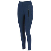 EQUITHÈME Reitleggings Dolomyt Pull-On Silikon Besatz Kids Marineblau