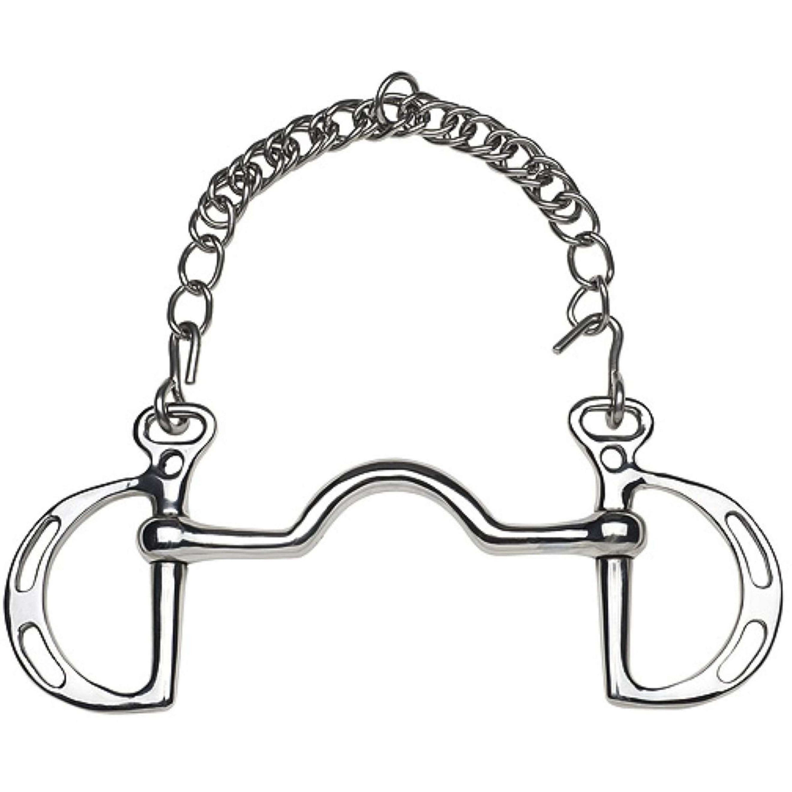 Feeling Gebiss SpringKandare Ugebrochen Spanisch Ring 55mm Feeling Gebiss SpringKandare Ugebrochen Spanisch Ring 55mm