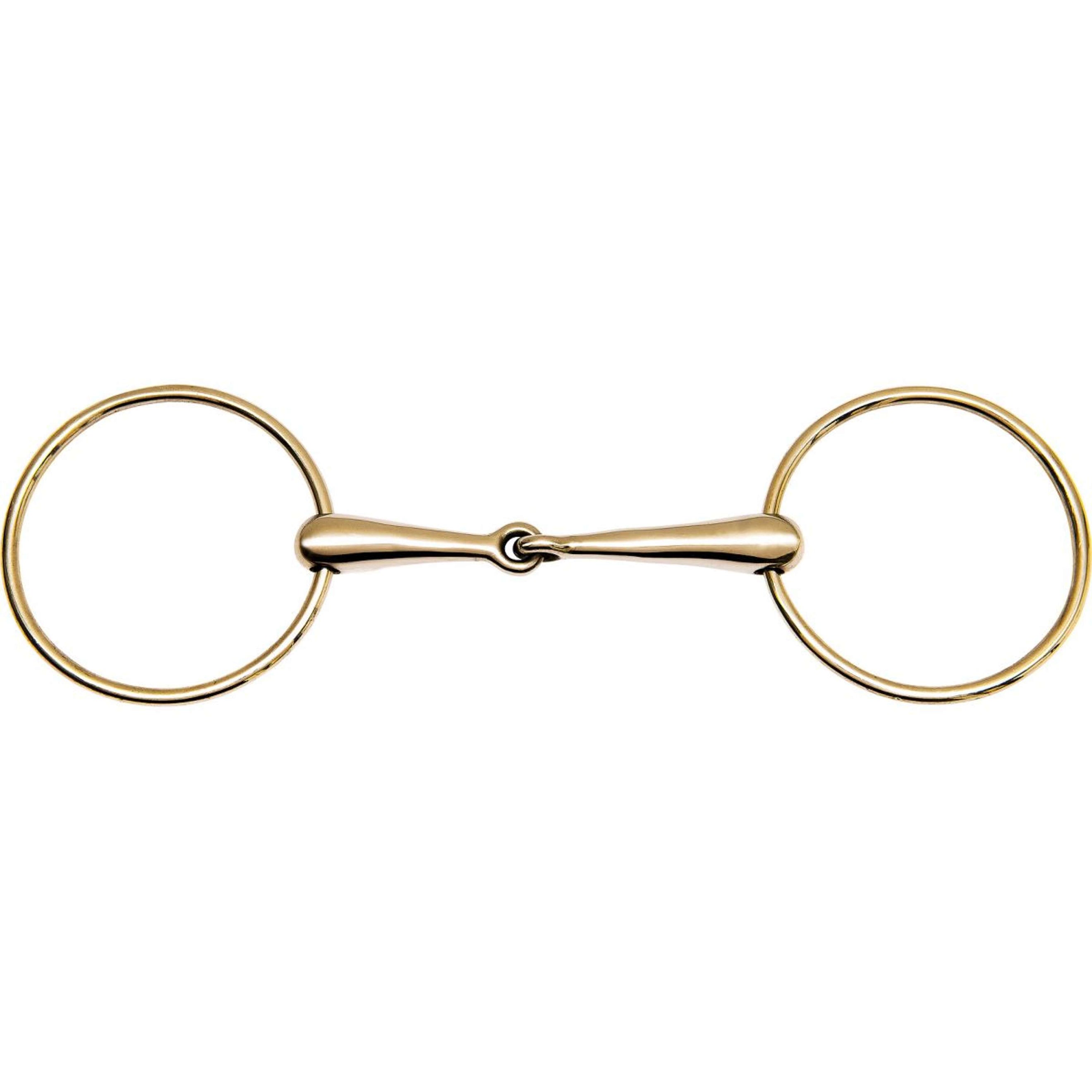 Feeling Trens Gebiss mit Großen Ringen 18mm Gold Feeling Trens Gebiss mit Großen Ringen 18mm Gold