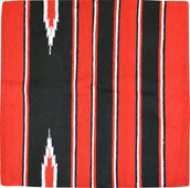 Randol's Navajo Show Blanket Rot/Schwarz/Weiß