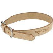 Diego & Louna Halsband Leder Naturell