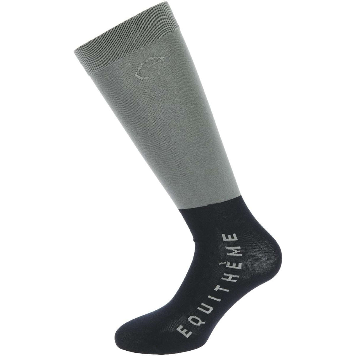 EQUITHÈME Reitsocken Compet Grau/Marineblau