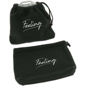 Feeling Steigbügeltasche Fleece Schwarz