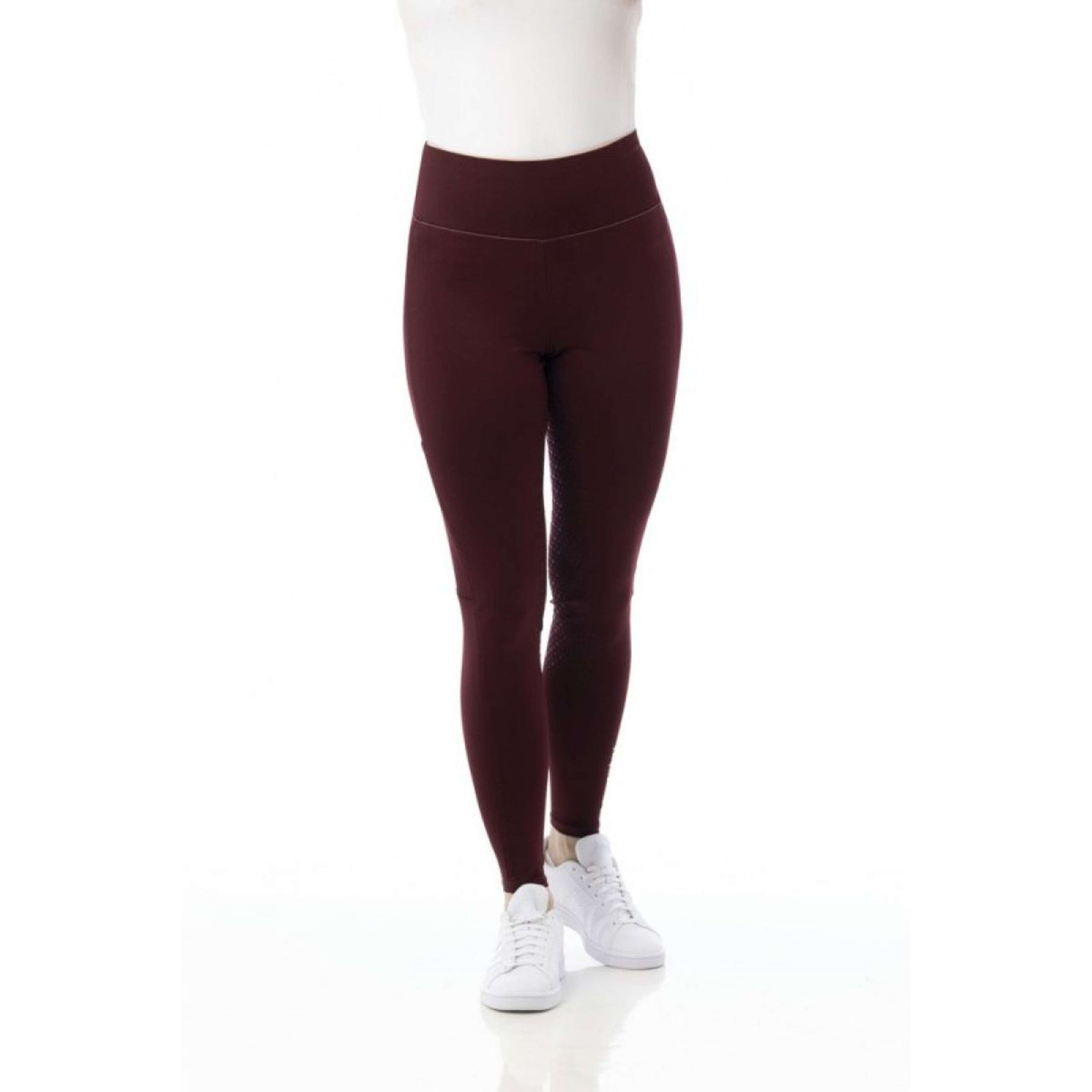 EQUITHÈME Reitleggings Lyly Pull-On Dunkelrot