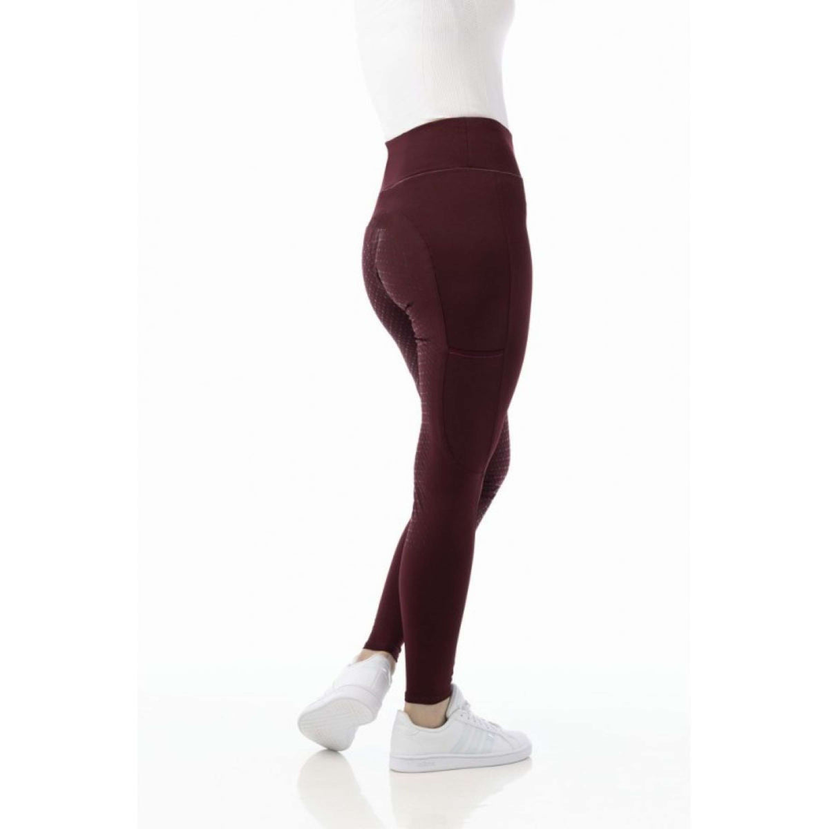 EQUITHÈME Reitleggings Lyly Pull-On Dunkelrot