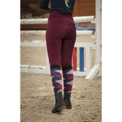 EQUITHÈME Reitleggings Lyly Pull-On Dunkelrot