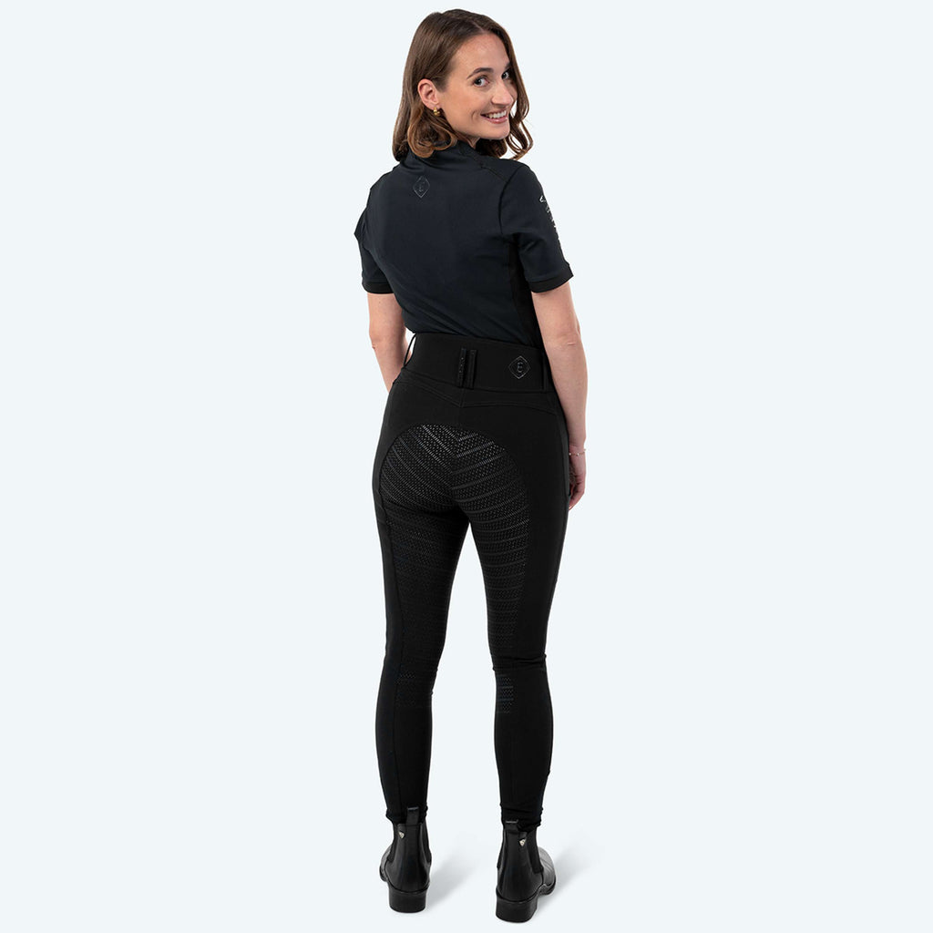 Elvera Equestrian Trainingsshirt EEVexa Kurze Ärmel Schwarz