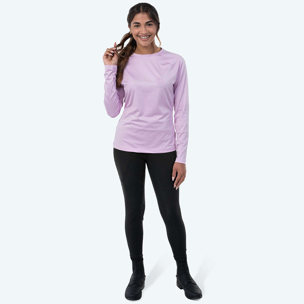 Elvera Equestrian Performance-Shirt EELunara Lila Purple