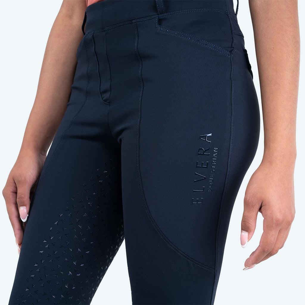 Elvera Equestrian Reitleggings Motion Bling Sky Captain