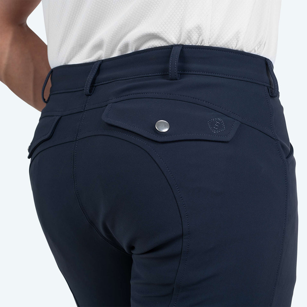Elvera Equestrian Reithose Dual Core Pro Half Seat Herren Salute