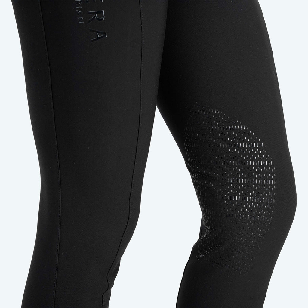 Elvera Equestrian Reithose Dual Core Pro Half Seat Schwarz