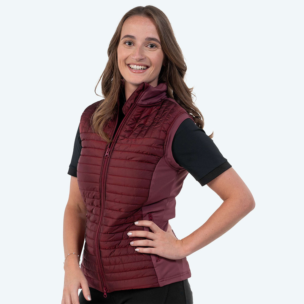 Elvera Equestrian Weste EEBaroness Metalic Burgundy