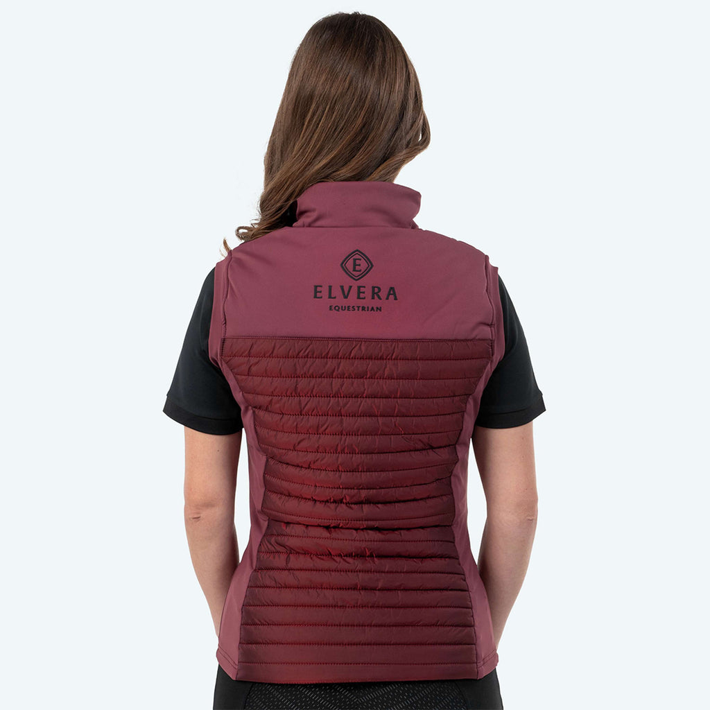 Elvera Equestrian Weste EEBaroness Metalic Burgundy