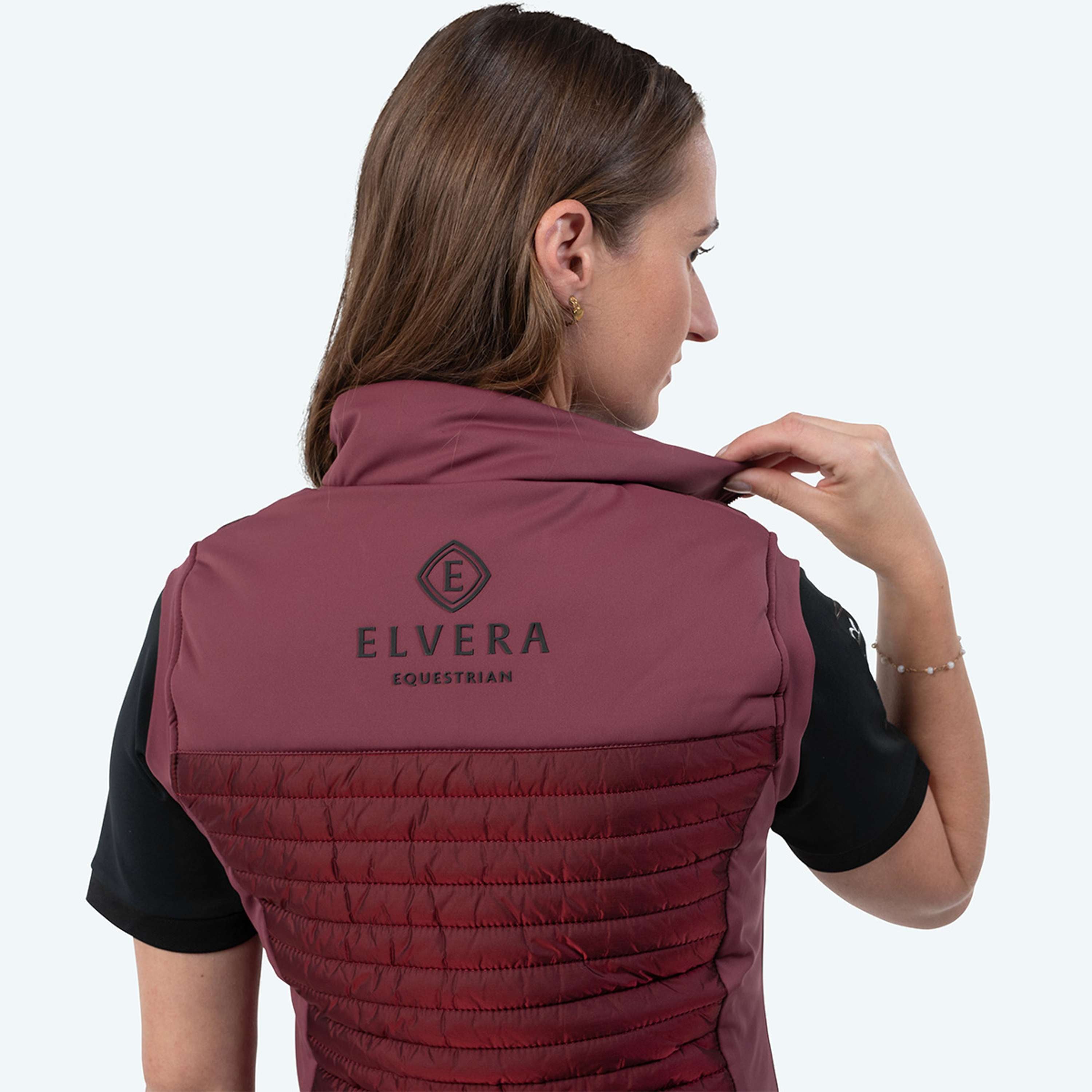 Elvera Equestrian Weste EEBaroness Metalic Burgundy