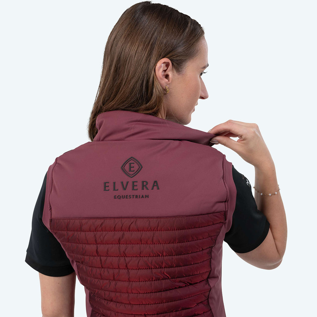 Elvera Equestrian Weste EEBaroness Metalic Burgundy