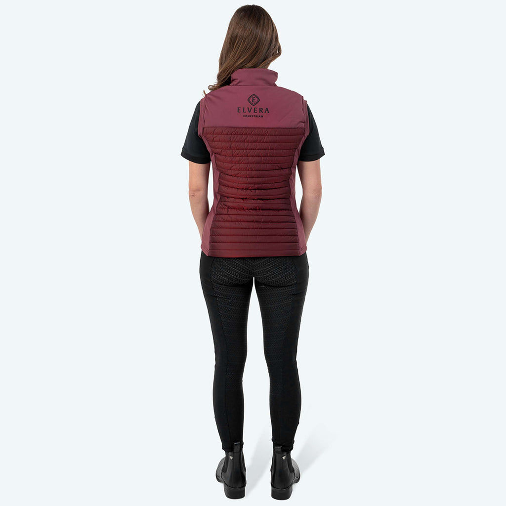Elvera Equestrian Weste EEBaroness Metalic Burgundy