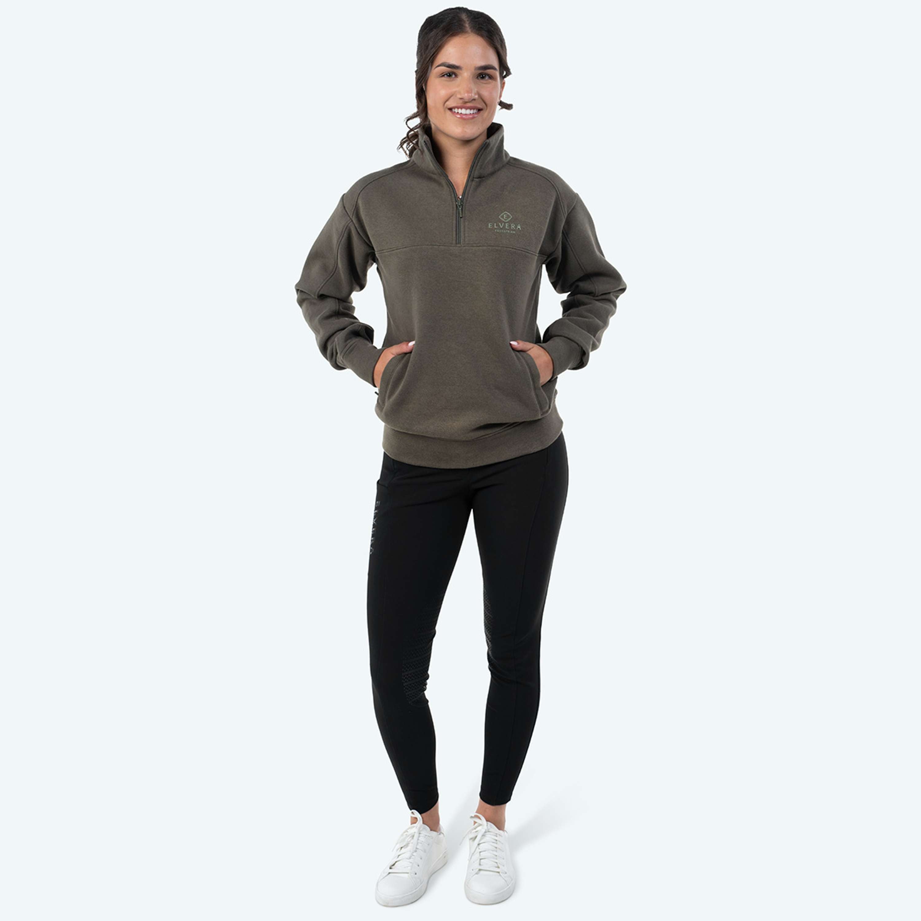 Elvera Equestrian Pullover EEHazardstory Thyme