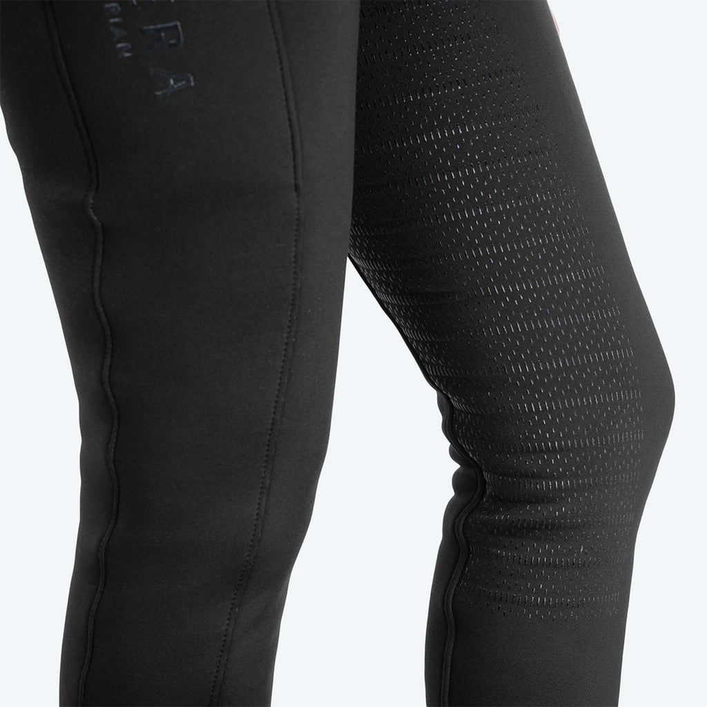 Elvera Equestrian Reithose Teddy Winter Pro Schwarz