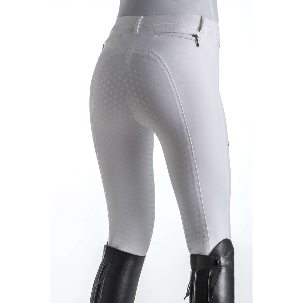 Ego7 Reithose Dressage FG Weiß