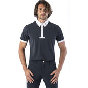 Ego7 Turniershirt Kurzarm Männer Navy/Weiß