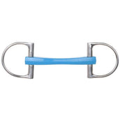 Metalab Ungebrochene D-Ring Trense Flexi 16mm Blau