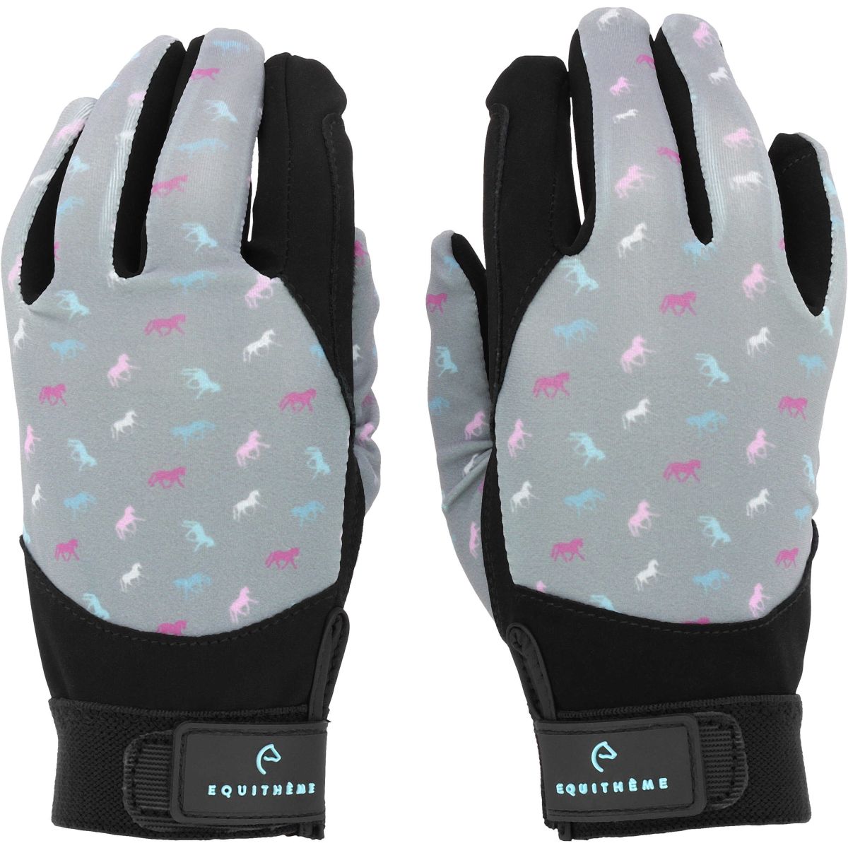 EQUITHÈME Handschuhe Maelle Kinder Grau