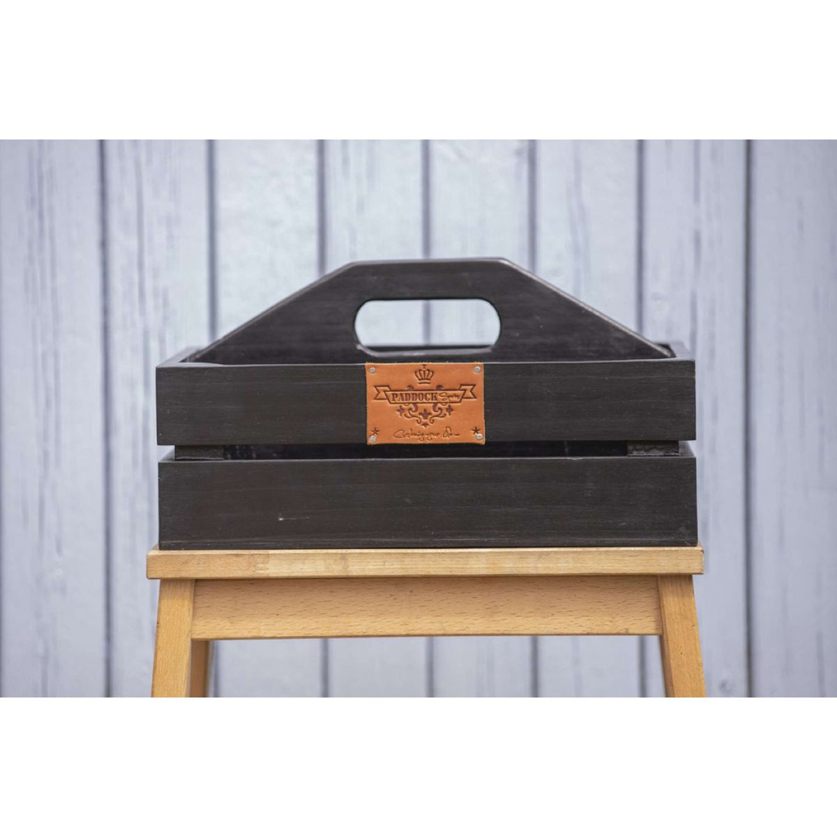 Paddock Putzbox Wood Schwarz