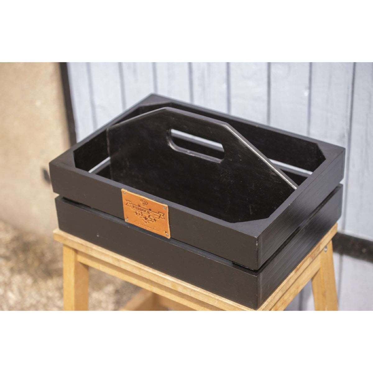 Paddock Putzbox Wood Schwarz