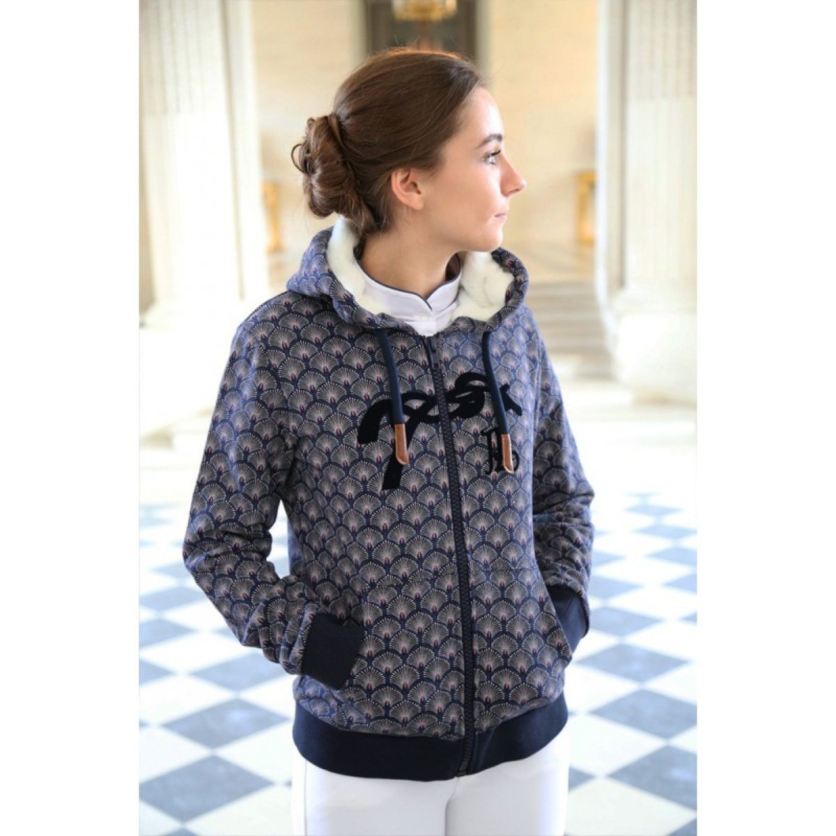 Pénélope Jacke Rosy Navy/Pink