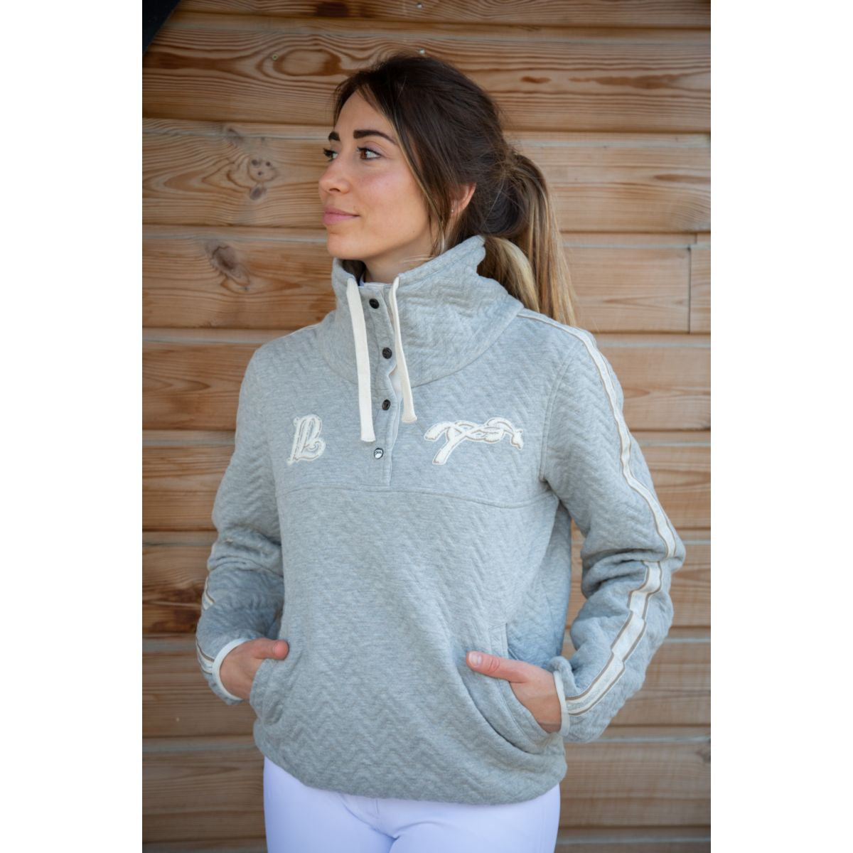 Pénélope Sweater Pepita Grau