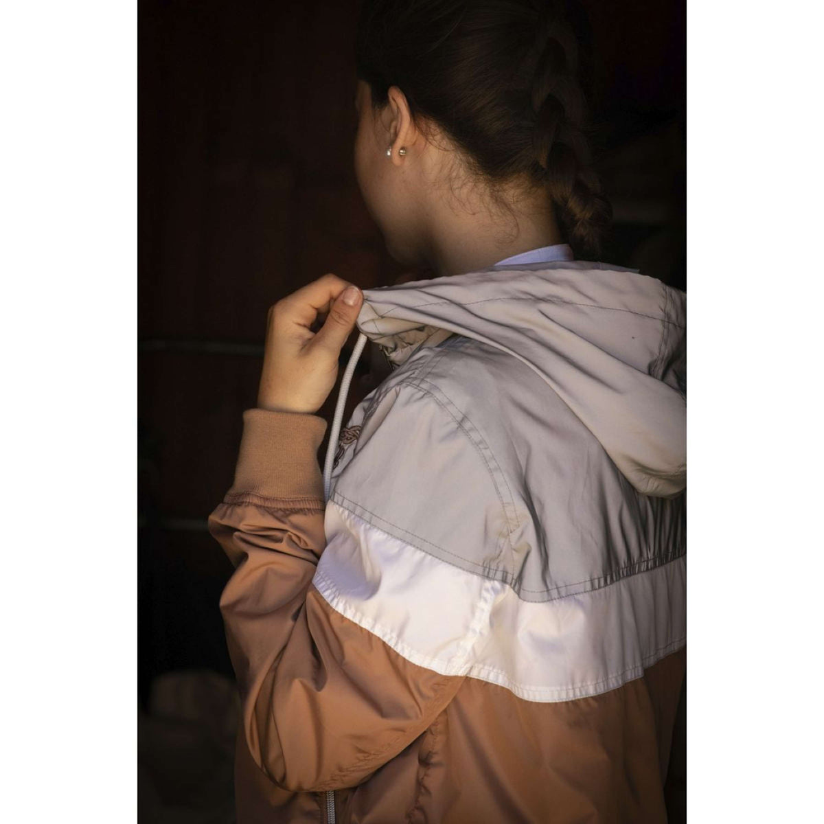 Pénélope Windjacke Celecce Grau/Karamel