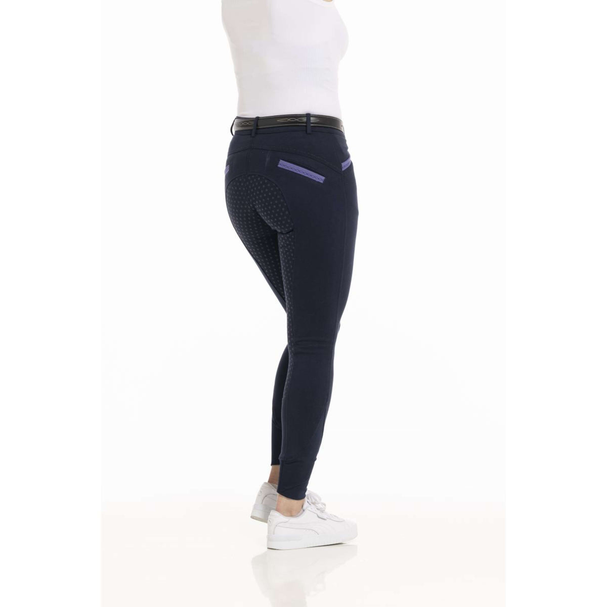 EQUITHÈME Reithose Kylie Organic Cotton Navy