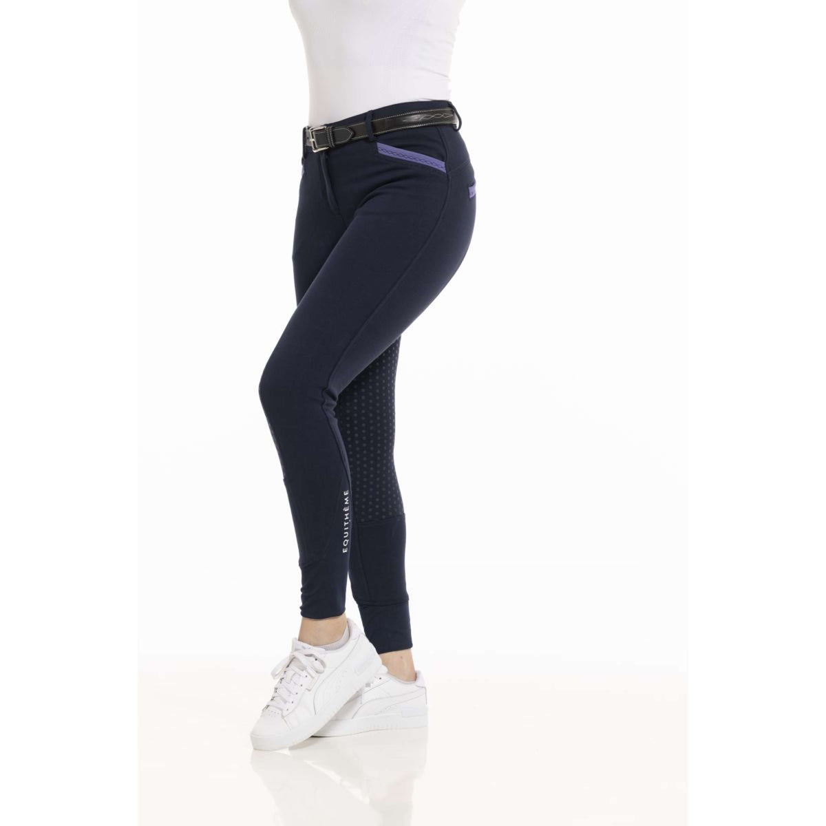 EQUITHÈME Reithose Kylie Organic Cotton Navy