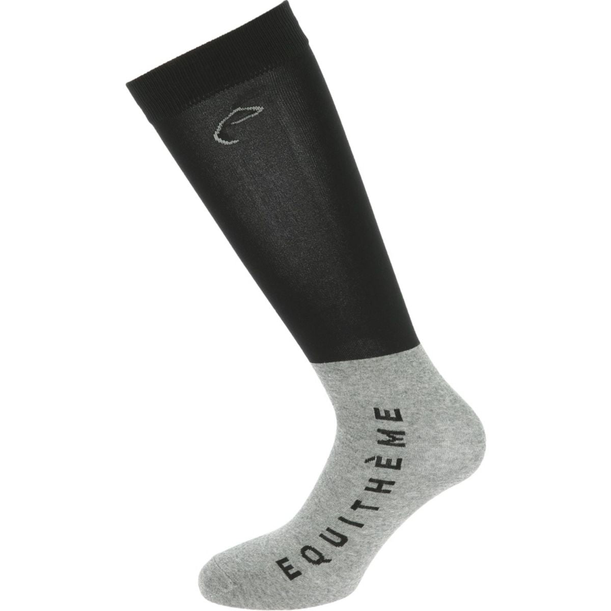 EQUITHÈME Reitsocken Compet Schwarz/Grau