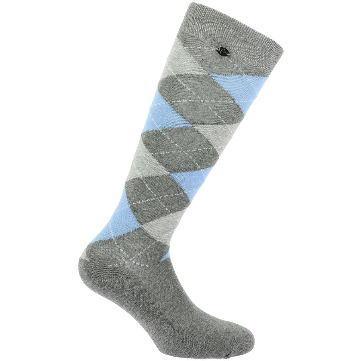EQUITHÈME Socken Argyle Hellgrau/Himmelblau