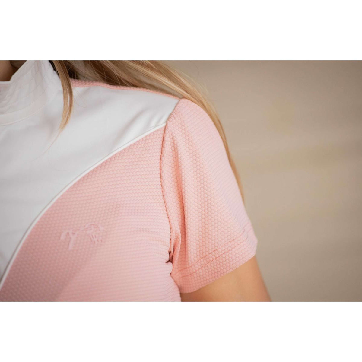Pénélope Turniershirt Las Honey Kurze Ärmel Rosa
