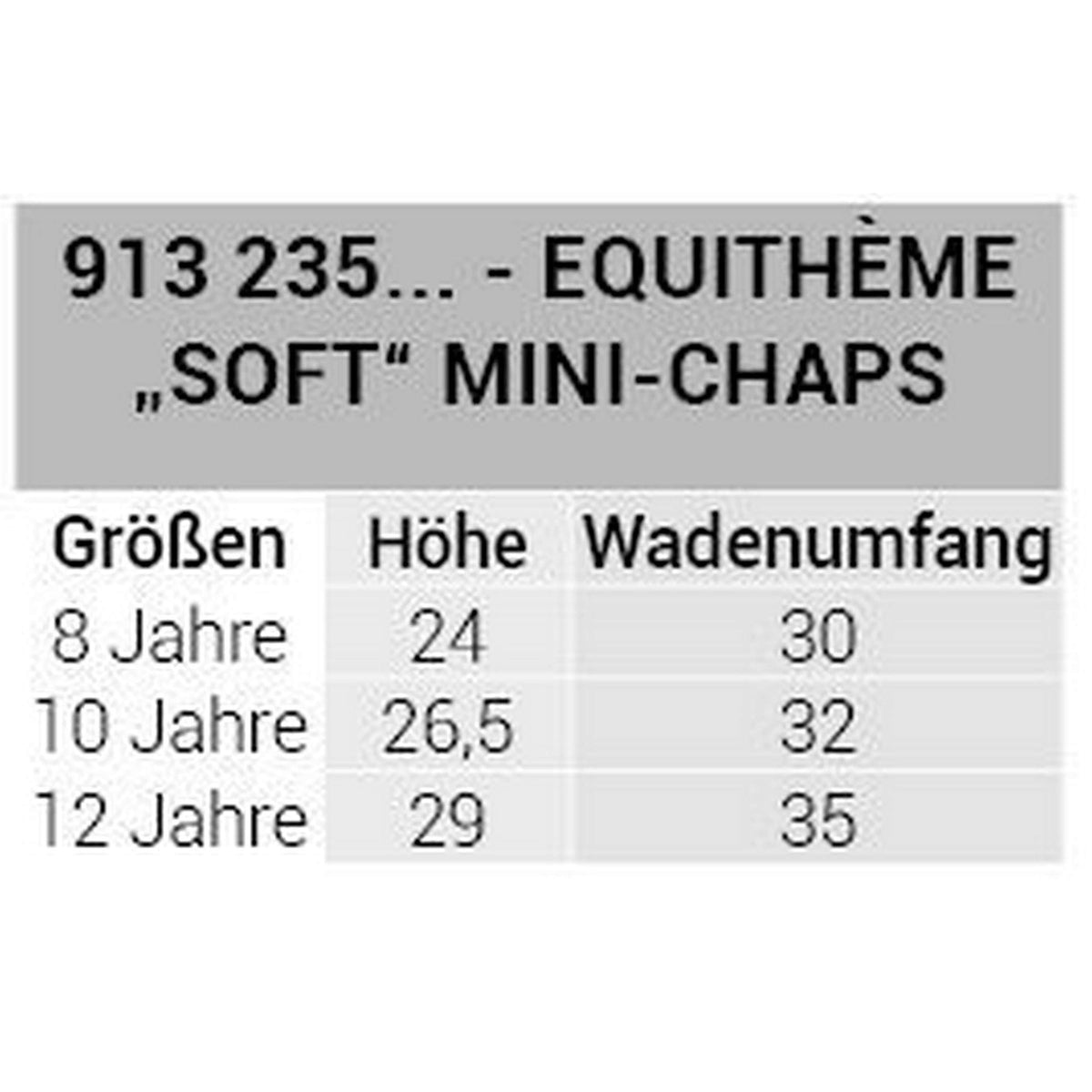 EQUITHÈME Chaps Schwarz