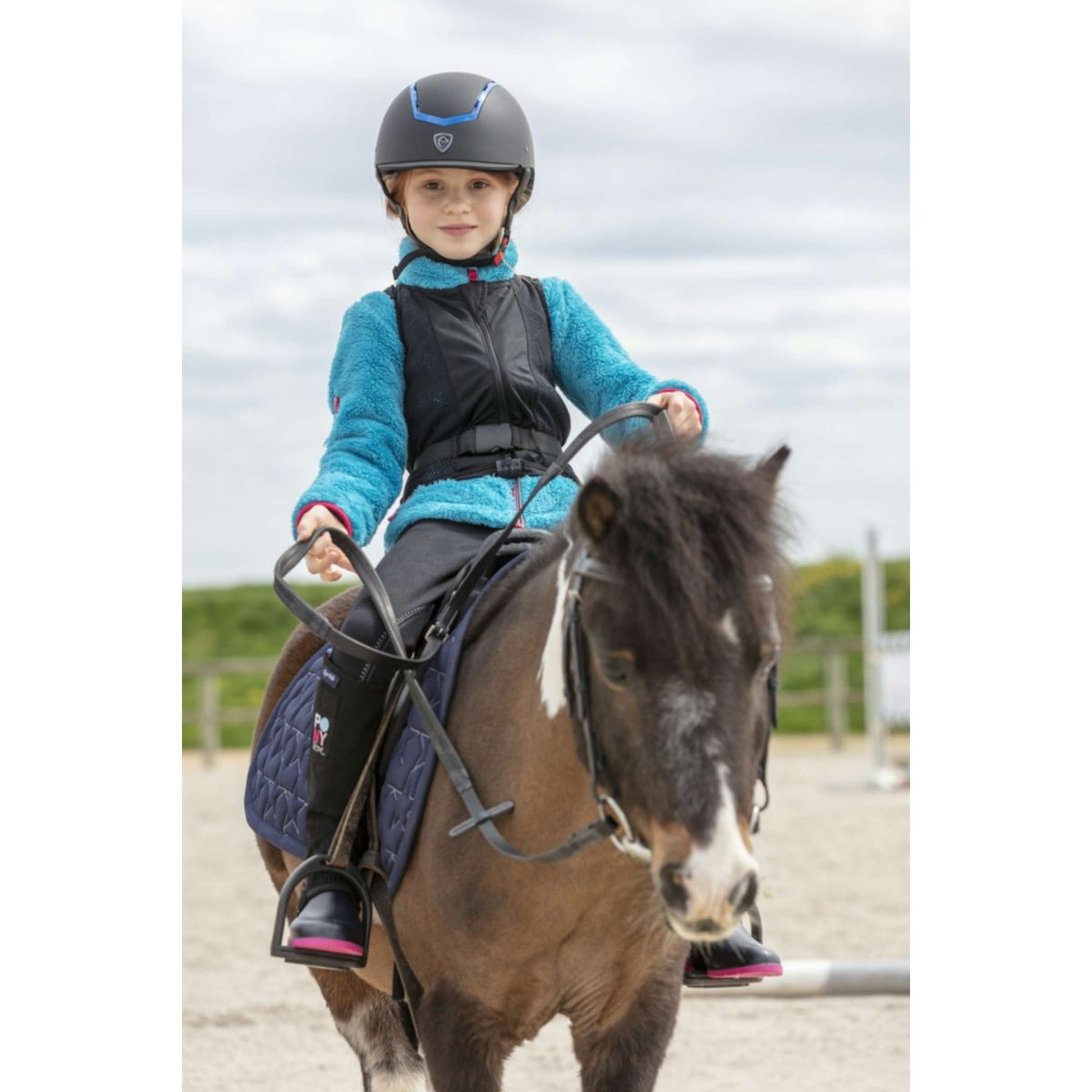 EQUITHÈME Rückenschutz Mesh Kinder Schwarz EQUITHÈME Rückenschutz Mesh Kinder Schwarz