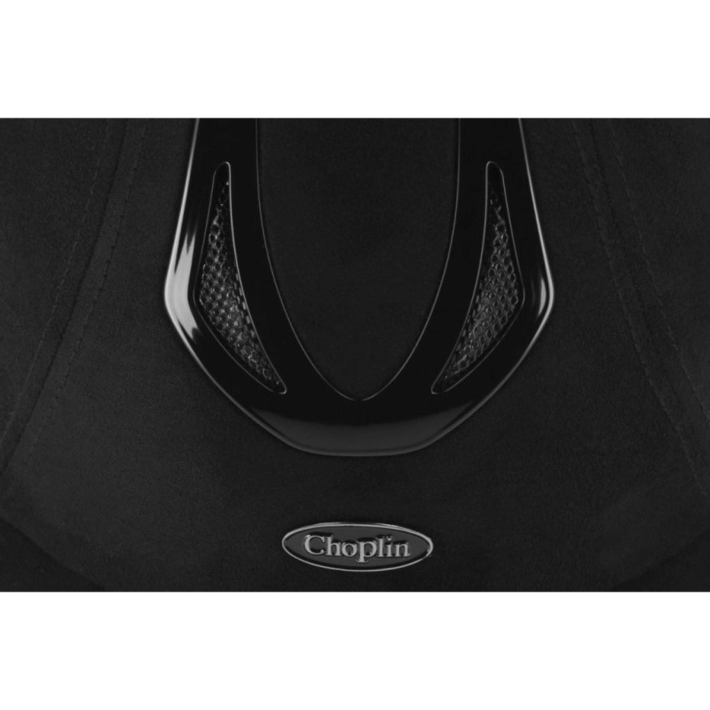 Choplin Reithelm Aero Velvet Matte Schwarz