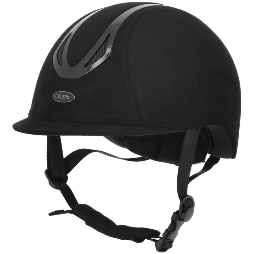 Choplin Reithelm Aero Velvet Matte Schwarz