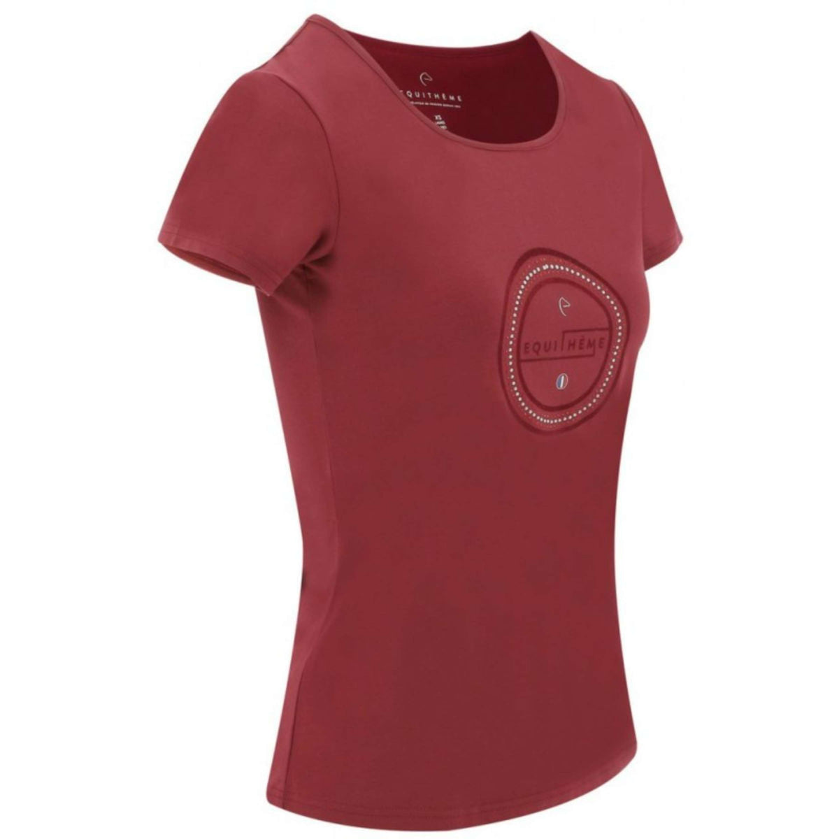 EQUITHÈME T-Shirt Anna Damen Cherry